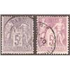 Image 1 : France USED #96-96a (Yvert #95-95a) SON CDS SELECT CHOICE CANCEL   CAT190€