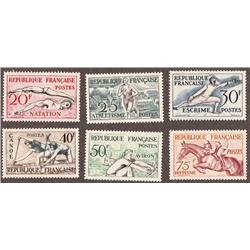 France MINT #700 to 705 XF LH SELECT (Yvert #960 to 965) CAT53€