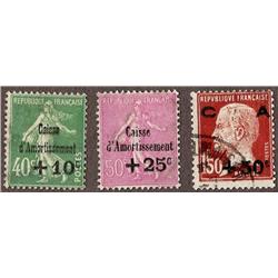 France USED #B31-32-33 (Yvert #253-254-255) SELECT CHOICE CAT104€