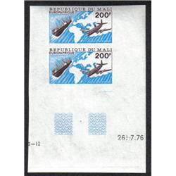 MALI #C289 XF-NH IMPERF AIRMAIL PAIR