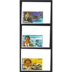 MALI #C526-28 XF-NH IMPERF AIRMAIL PAIR