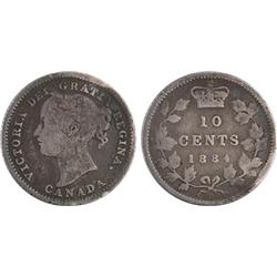 Canada 10¢ 1884 VG8