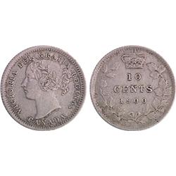 Canada 10¢ 1900 EF40