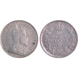 Canada 10¢ 1905 EF40