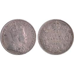 Canada 10¢ 1908 VF20