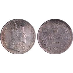 Canada 10¢ 1909 EF40
