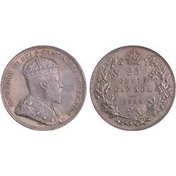 Canada 25¢ 1908 MS62