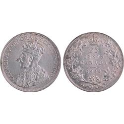 Canada 25¢ 1929 AU55