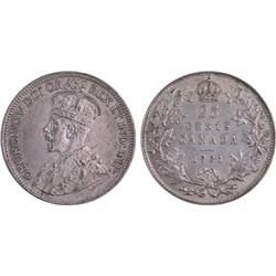 Canada 25¢ 1931 AU50