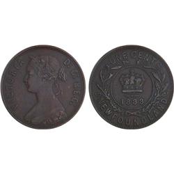 Nfld. 1¢ 1888 EF40