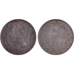 Nfld. 20¢ 1888 EF45