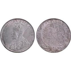 Nfld. 50¢ 1918 AU55
