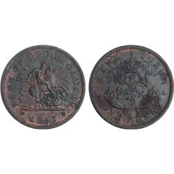 Bank of Upper Canada 1 Penny 1857 MS62