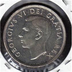 Canada 1$ 1951  UNC (FWL DOUBLE HP)