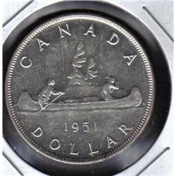Canada 1$ 1951  EF  1 1/2 ARP