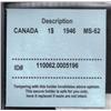 Image 3 : Canada 1$ 1946 MS-62 C.C.C.S. CERT.