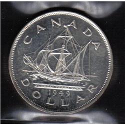 Canada 1$ 1949 MS-65 C.C.C.S. CERT.