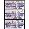 Image 1 : 10$ 1989 OTTAWA UNC (3 FOLLOWING NUMBERS)