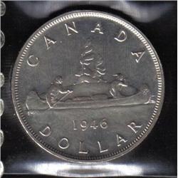 Canada 1$ 1946 MS-60 CCCS CERT.