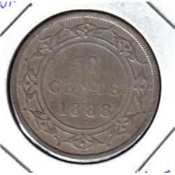 50¢ Newfoundland 1888 FINE