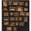 Image 1 : GOLD PLATED STAMPS COLLECTION QTT25 - COME IN A SPECIAL CASE