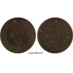 1¢ Canada 1859 F-12