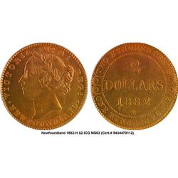 2$ Newfoundland 1882-H MS63  ICG