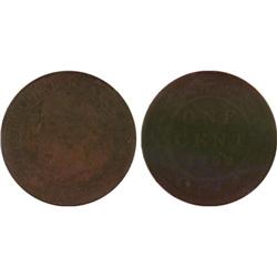 1¢ Canada 1858  F15 ICCS