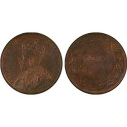 1¢ Canada 1917 MS64 ICCS