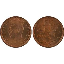 1¢ Canada 1939 MS65 ICCS