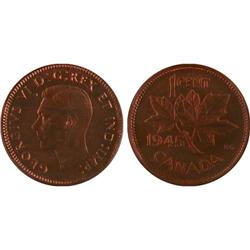 1¢ Canada 1945 MS64 ICCS