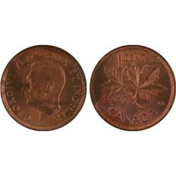 1¢ Canada 1947ML MS64 ICCS