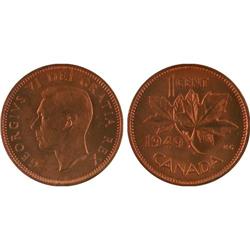 1¢ Canada 1949 MS65 ICCS
