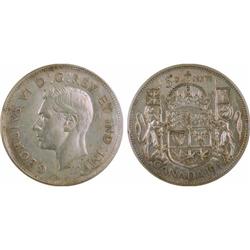 50¢ Canada 1947 EF 40 ICCS