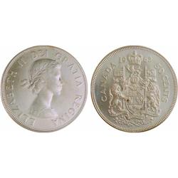 50¢ Canada 1962 & 1966 MS64 ICCS