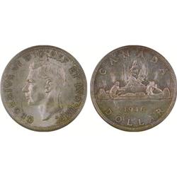 $1.00 Canada 1946 MS60 ICCS