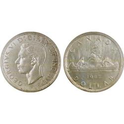 $1.00 1947 MS60 ICCS "Doubled HP"