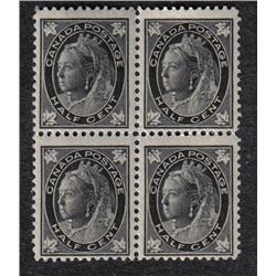 #66 VF-NH BLOCK OF 4 *MAPLE LEAF ISSUE* C$144,00