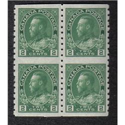 #128a XF-NH SELECT IMPERF BLOCK OF 4 C$138,00