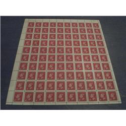 #292 NH UL FULL SHEET 100 PLATE No1