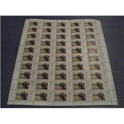 #492 XF-NH FULL SHEET 50 CBN PRINT C$250,00