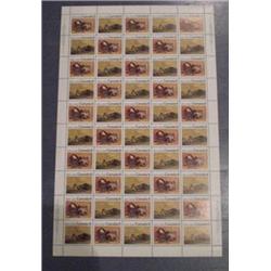 #562-63 XF-NH INDIANS FULL SHEET OF 50