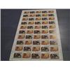 Image 1 : #566-67 XF-NH INDIANS FULL SHEET OF 50