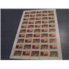 Image 1 : #570-71var XF-NH FLUORESCENT PAPER INDIANS FULL SHEET OF 50