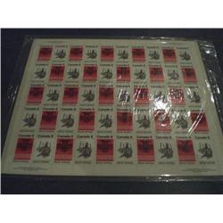 #572-73 XF-NH INDIANS FULL SHEET OF 50 SEALED