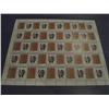 Image 1 : #580-71 XF-NH INDIANS FULL SHEET OF 50 PLAIN PAPER