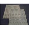 Image 1 : #592 PL1 Sealed -593 XF-NH FULL SHETT 100 PLATE No8