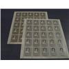 Image 1 : #620-621 XF-NH FULL SHEET OF 25