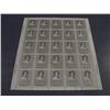 Image 1 : #620var + ii FULL SHEET 25 *VARIETY BROKEN *g* AND FLUO PAPER*