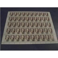 #622 XF-NH FULL SHEET OF 50